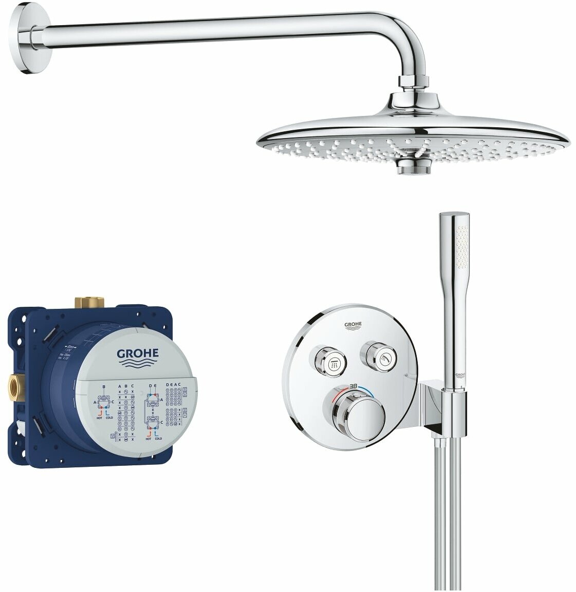 Набор для комплектации душа Grohe Grohtherm SmartControl 34744000