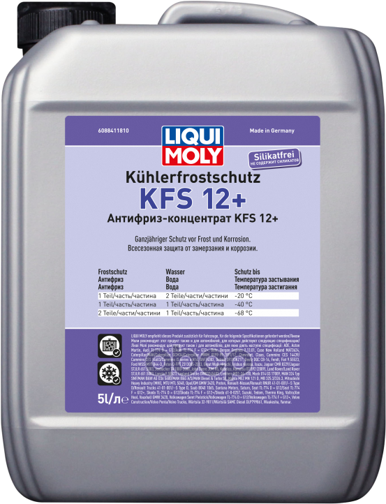 Liquimoly Kuhlerfrostschutz Kfs 2001 Plus G12 5L_антифриз! Красн. конц. 1:1 -40°C Смеш-Ся С G11/G12 Liqui moly арт. 8841