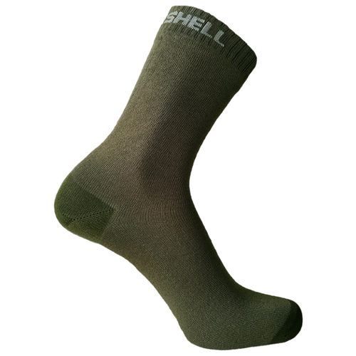 фото Водонепроницаемые носки dexshell ultra thin crew l (43-46), оливковый зеленый