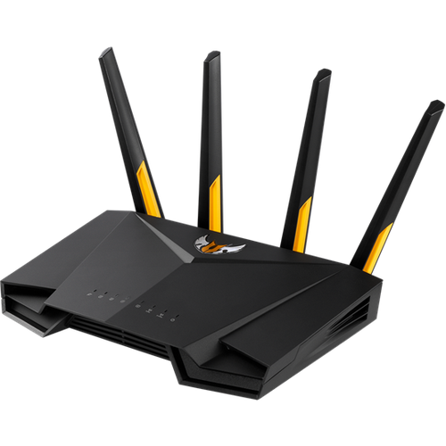 ASUS TUF-AX3000// 802.11 a/b/g/n/ac/ax, 574 + 4804 Mbps, 2,4 + 5 gGz, 6 antenna, USB; 90IG0790-MO3B00 wi fi роутер asus tuf gaming ax3000 v2 черный