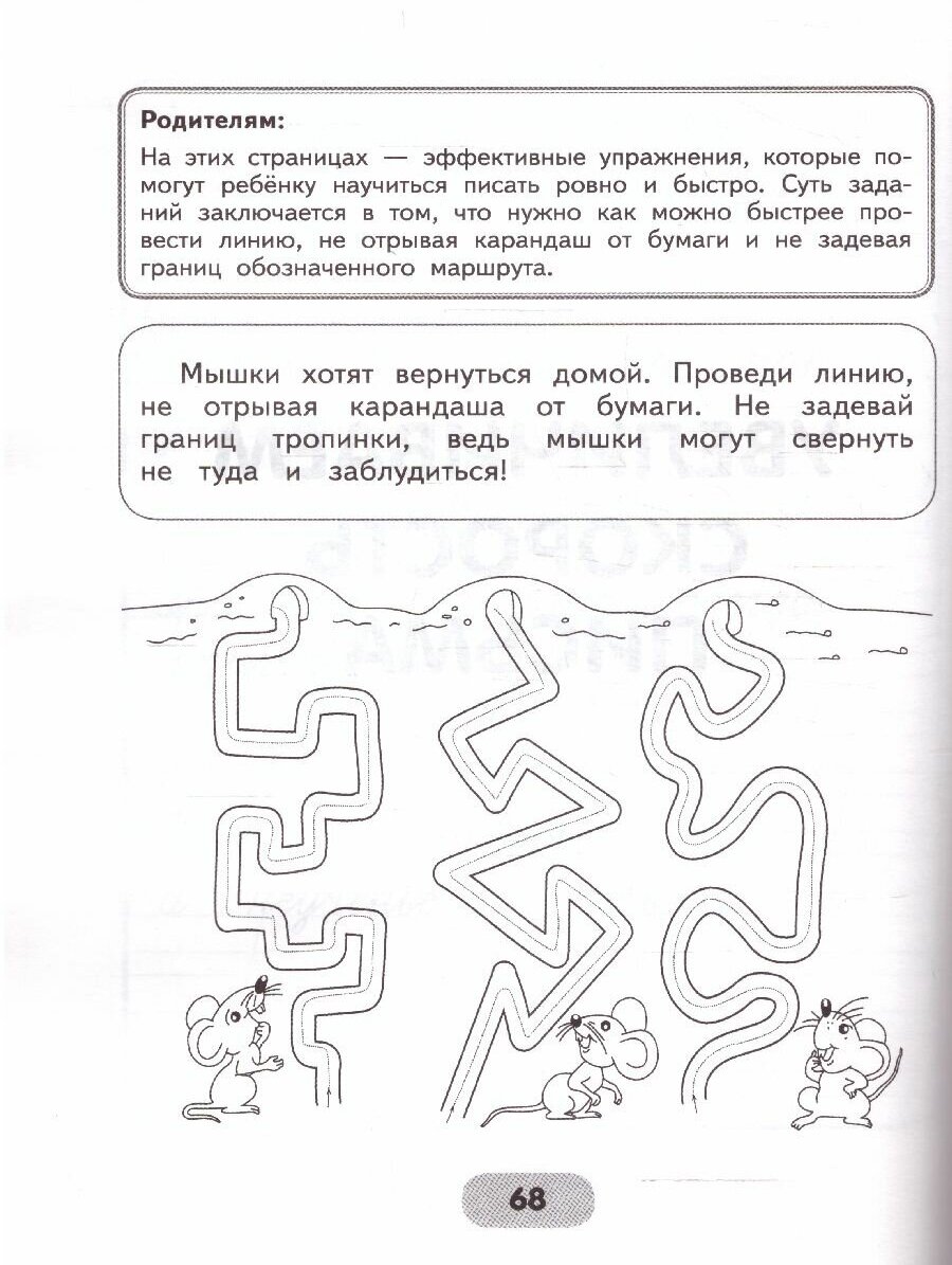 Гигантский тренажёр по обучению письму: от азов до каллиграфического почерка + увеличиваем скорость письма - фото №4