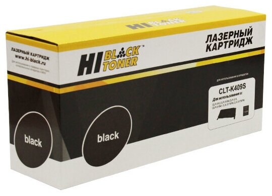 Тонер-картридж Hi-Black (HB-CLT-K409S) для Samsung CLP-310/315/CLX-3170fn/3175, Bk, 1,5K