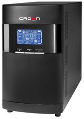 ИБП Crown On-Line Cmuoa-350-2k Euro 2000VA/1800W, корпус металл, Tower, АКБ 6*12V/7AH, Pf-0.9, AVR 1