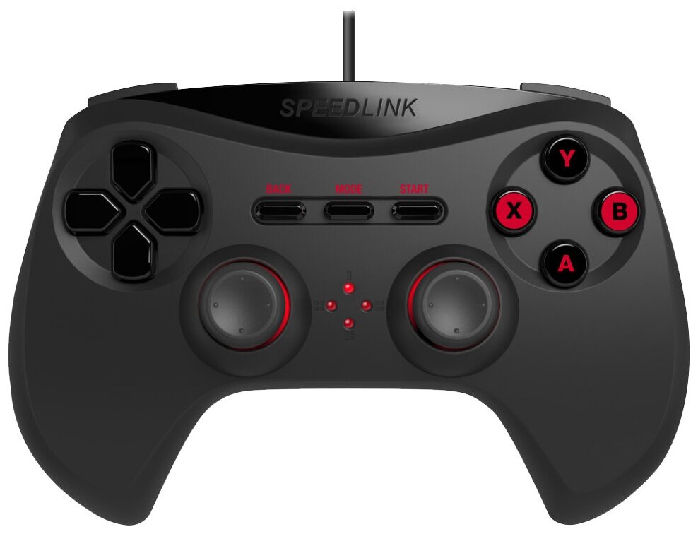 PC Геймпад проводной Speedlink Strike NX Gamepad for PC, ПК (SL-650000-BK-01)