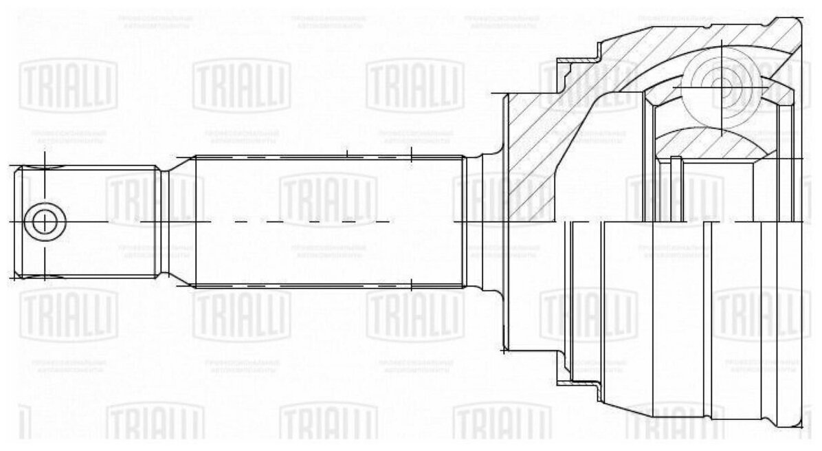 ШРУС для а/м Hyundai Accent (99-) TagAZ 1.3i/1.5i MT (наруж.) (GO 0853) ECO GO0853, TRIALLI GO0853