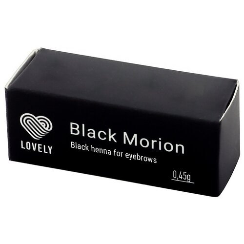 LOVELY BLAC MORION ХНА чёрная для бровей 0.45 Г