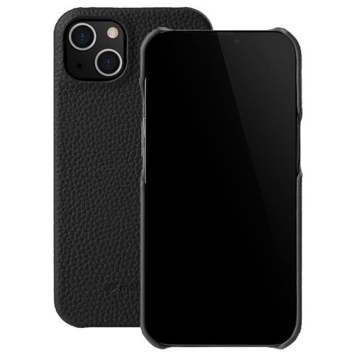 Кожаный чехол накладка Melkco Snap Cover для Apple iPhone 13 mini (5.4), черный