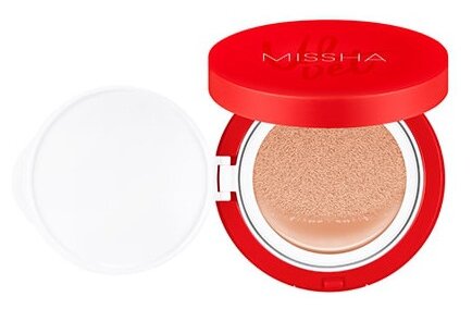 Missha Тональный крем Velvet Finish Cushion PA+++, SPF 50+, 15 мл/15 г, оттенок: №21, 1 шт.