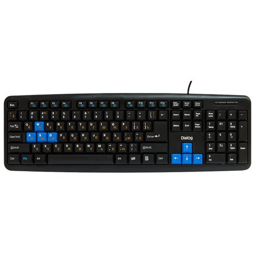 Клавиатура Dialog KM-025U Black-Blue USB черный
