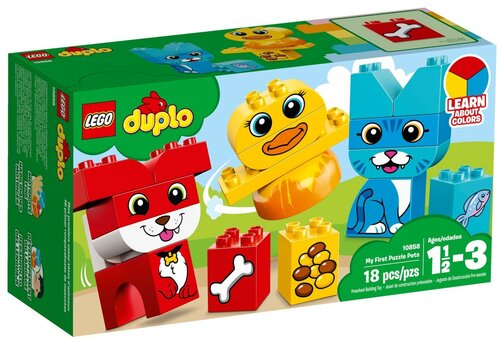 Конструктор LEGO DUPLO 10858 Мои первые домашние животные, 18 дет.