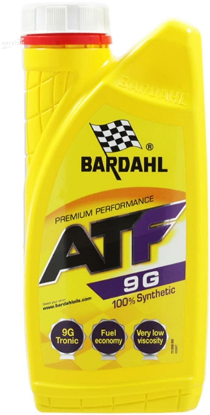Масло трансмиссионное Bardahl ATF 9G синтетическое, MB 236.17, 1л, арт. 35981