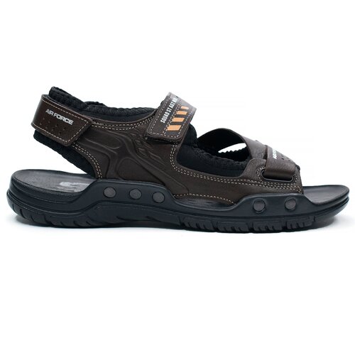 Сандалии G-TECH, натуральная кожа, полнота 6, размер 42, коричневый