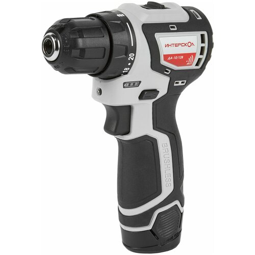 Дрель-шуруповерт аккумуляторная бесщеточная ДА-1012В минимакс 12 В Li-ion 2х15 Ач 1263900₽