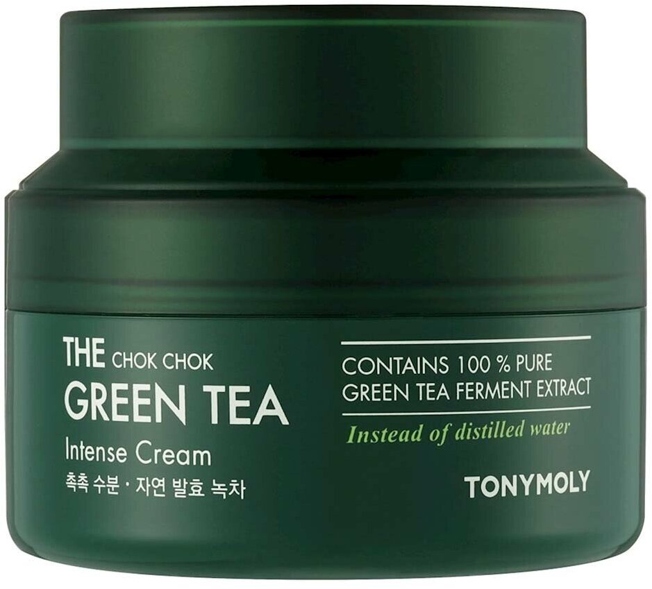 TONYMOLY THE CHOK CHOK GREEN TEA Intense Cream Увлажняющий крем для лица с экстрактом зеленого чая