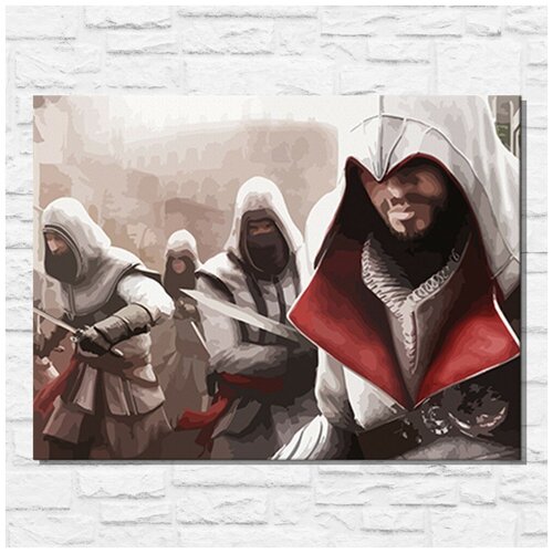 Картина по номерам на холсте игра Assassin's - Brotherhood - 11552 Г 30x40