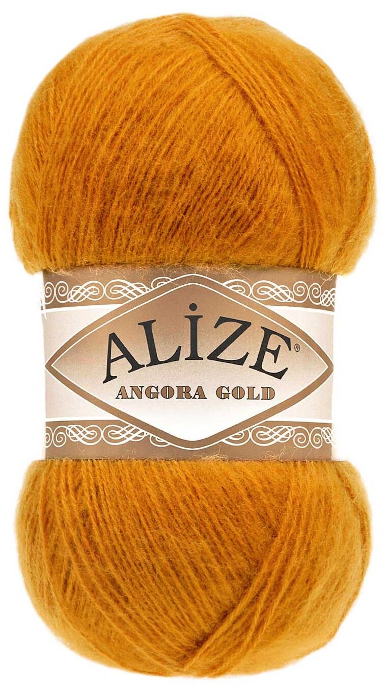 Пряжа Alize ANGORA GOLD 234 рыжий. Упаковка - 5 мотков