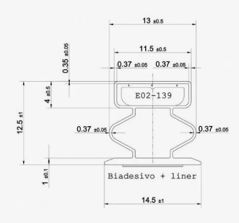 Уплотнитель для дверей 14,5*12,5 мм магнитный - фотография № 2