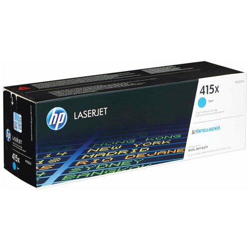 Картридж HP 415X - W2031X лазерный картридж HP (W2031X) 6000 стр, голубой