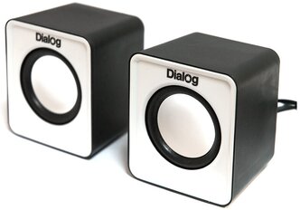 Компьютерная акустика Dialog AC-02UP black/white