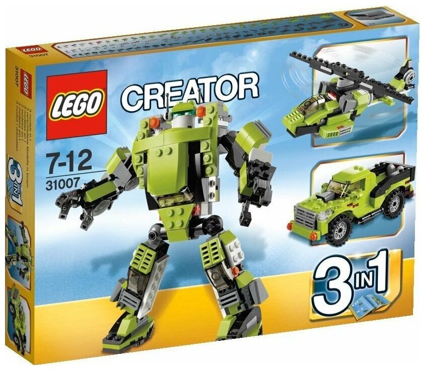 Конструктор LEGO Creator 31007 Крутой робот, 223 дет.