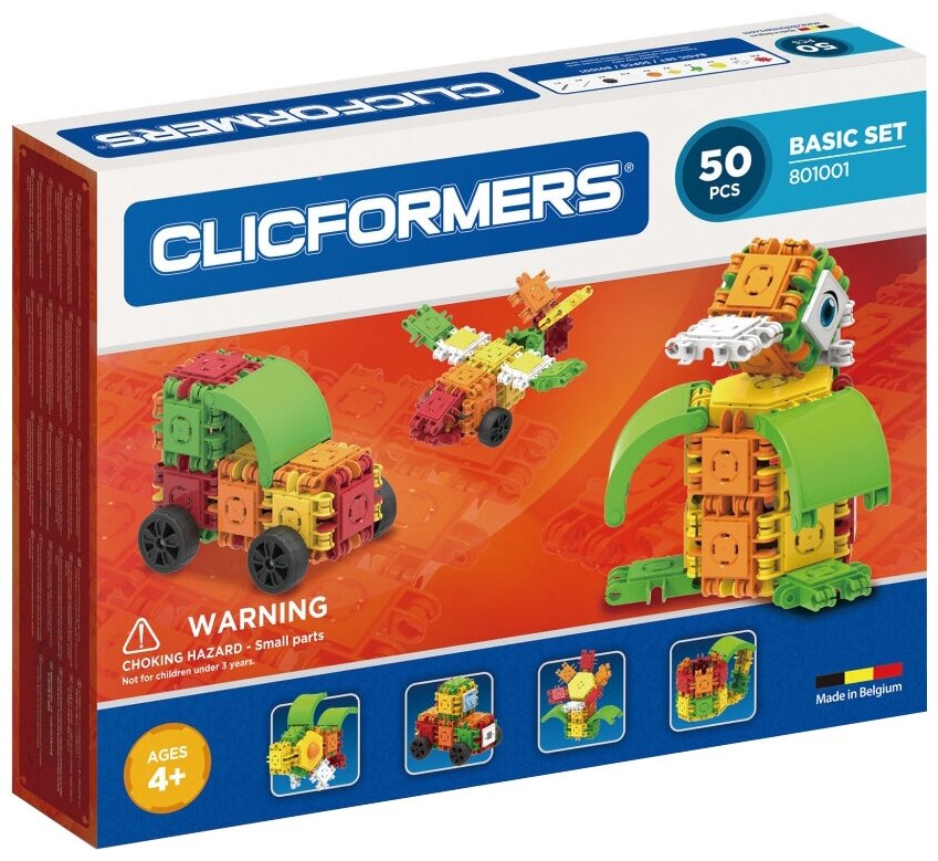 Конструктор Clicformers Basic Set (50 деталей)