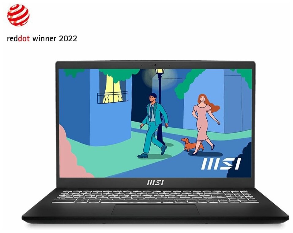 Ноутбук MSI Modern 15 B12M-215XRU {i3 1215U/8ГБ/256ГБ SSD/Intel UHD/15.6