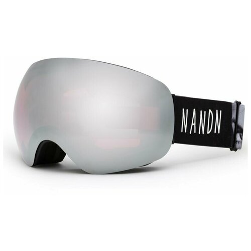 фото Маска горнолыжная nandn ng7 mirror silver/black