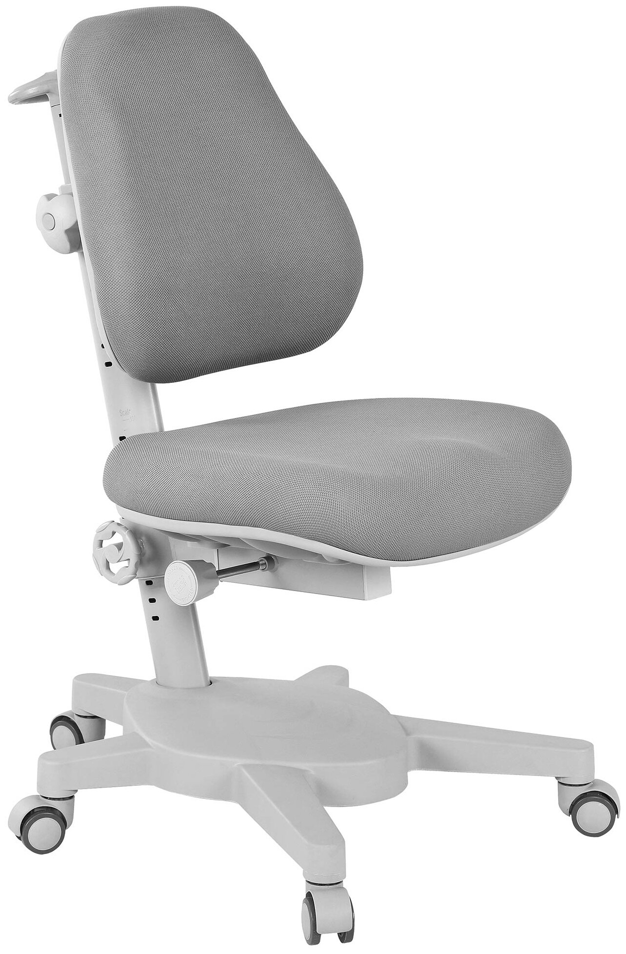 Комплект Anatomica Smart-50 парта + кресло + надстройка + подставка для книг белый/серый с серым креслом Armata - фотография № 3