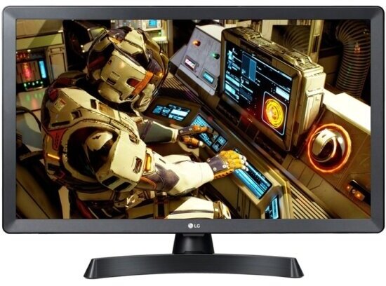 Телевизор LG 24TQ510S-PZ, титановый