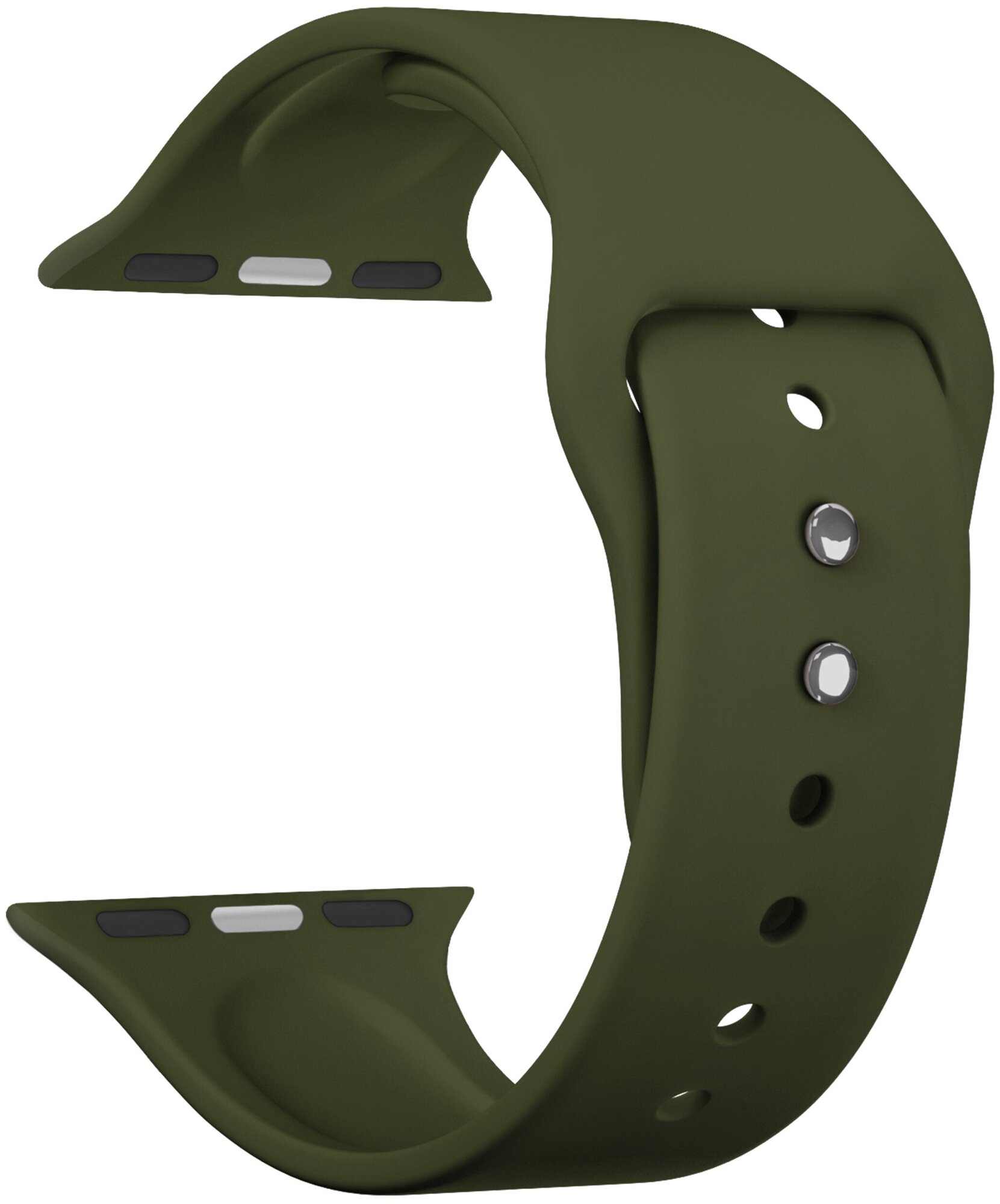 Силиконовый ремешок для Apple Watch 42/44/45 mm LYAMBDA ALTAIR DS-APS08-44-OL Olive