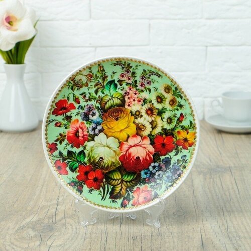 Тарелка декоративная Жостово D 195 см 1013₽