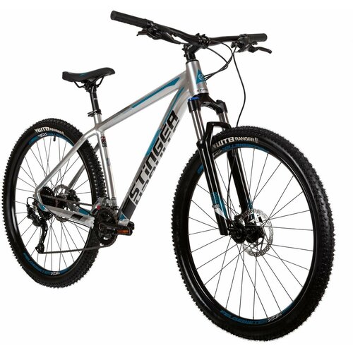 фото Велосипед stinger 27.5" reload std серебристый, алюминий, размер 16"