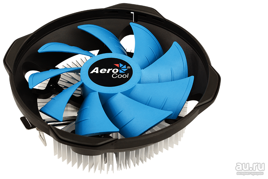 Вентилятор Aerocool BAS U-3P (AM3/AM4/775/1151/1200,3-pin,26dB,1800об/мин, Al,110Вт)