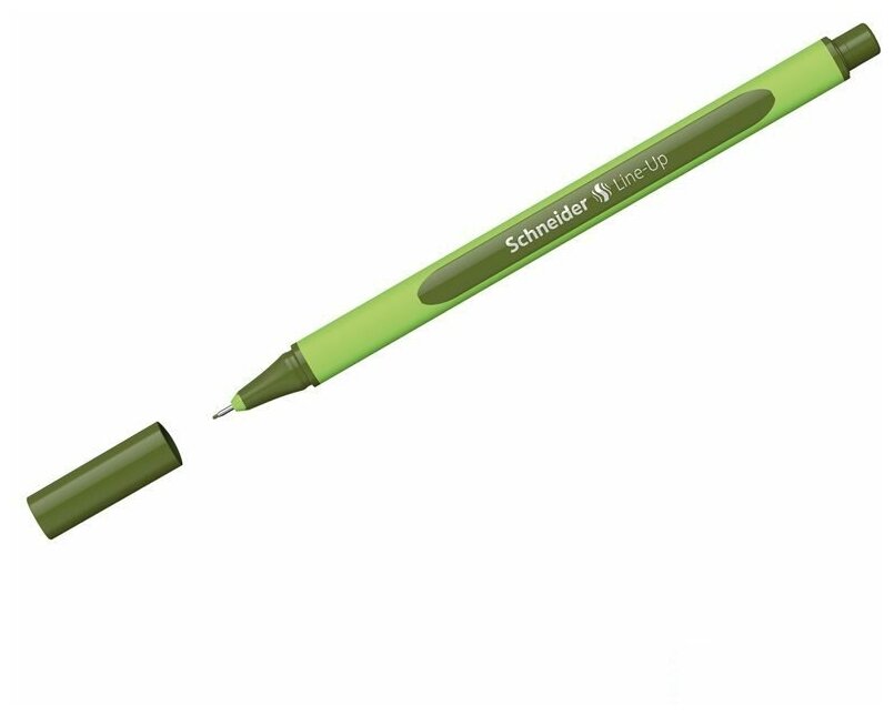 Ручка капиллярная Schneider Line-Up (0.4мм, трехгранная) оливковая (191024)
