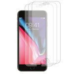 Комплект - 3 шт. Защитное стекло AHORA 2,5D для Apple IPhone 7, 8 (Айфон 7, 8) 4,7