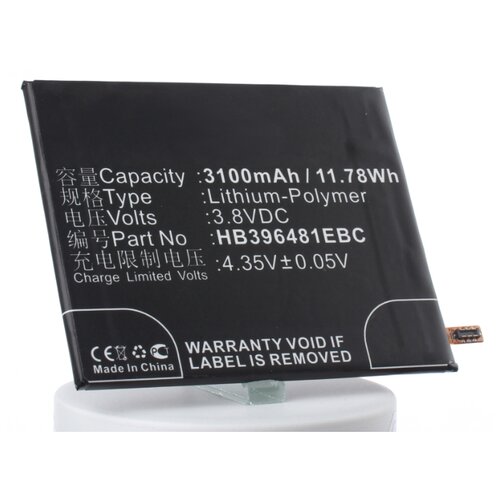 фото Аккумулятор ibatt ib-b1-m1990 3100mah для huawei hb396481ebc