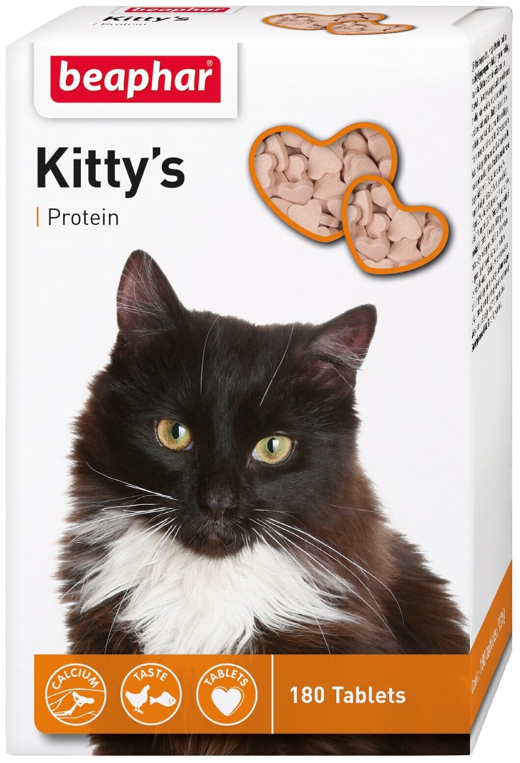 Пищевая добавка Beaphar Kitty's + Protein , 180 таб.