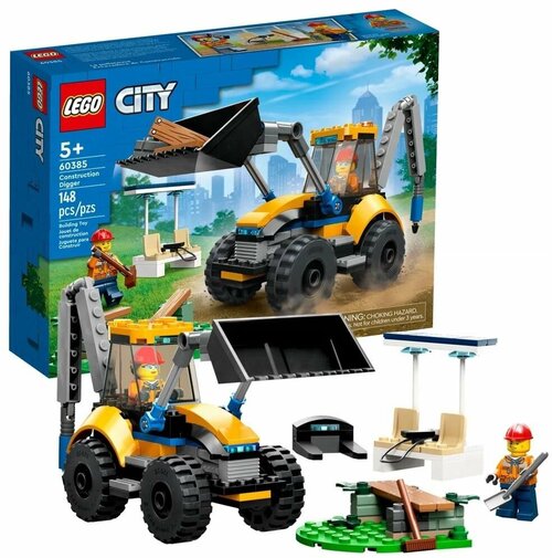 Конструктор LEGO City Строительный экскаватор 60385-L