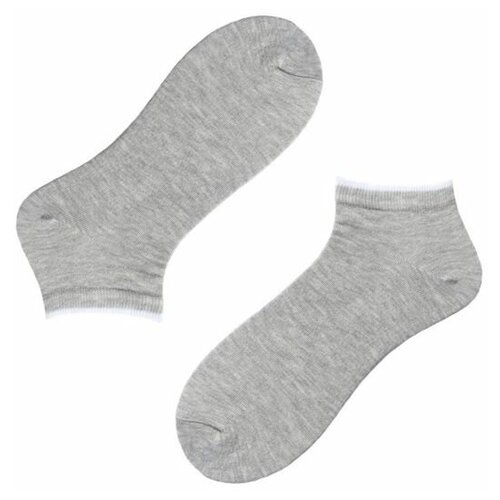 Носки Chobot, 2 пары, размер 34, белый, серый носки однотонные с авокадо короткие