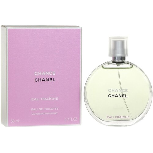 Chanel женская туалетная вода Chance Eau Fraiche, Франция, 50 мл туалетная вода для женщин enchanted scents chance eau fraiche по мотивам аромата chanel chance eau fraiche 100 мл