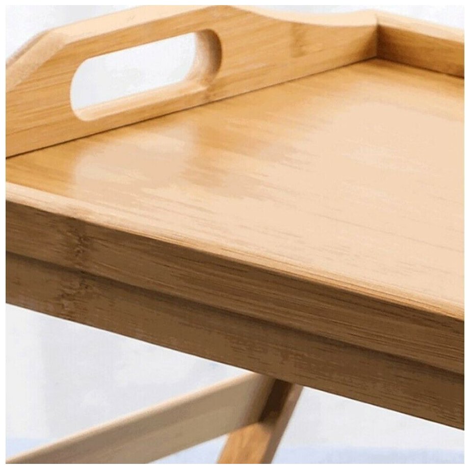 Поднос-столик бамбуковый, 50,5х30 см, PERFECTO LINEA BAMBOO(38-503065) - фотография № 4