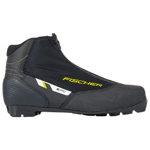 Лыжные ботинки Fischer XC Pro 2020-2021, р.42, black yellow лыжные крепления fischer xc sport черный