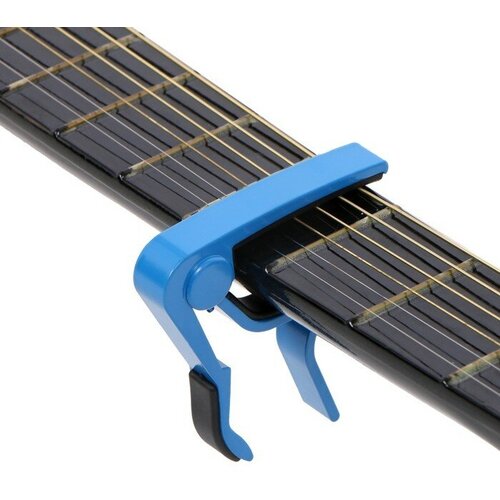 Каподастр для гитары Music Life, синий штифт для гитары твердый улучшающий тон компактная струна акустическая гитара костяной мост седло и гайка для инструмента