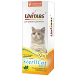 Добавка в корм Unitabs SterilCat для кастрированных котов и стерилизованных кошек паста - изображение