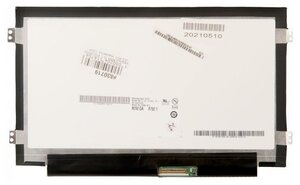Матрица 10,1, B101AW06, LED Slim подсветка, 1024x600, 40 pin, right-down, Glossy, кр. по бокам