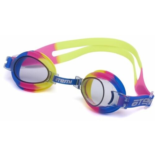 Очки для плавания ATEMI S302, разноцветный