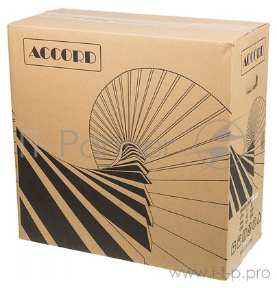 Корпус Accord Jp-x черный без БП ATX 2xUSB2.0 1xUSB3.0 audio