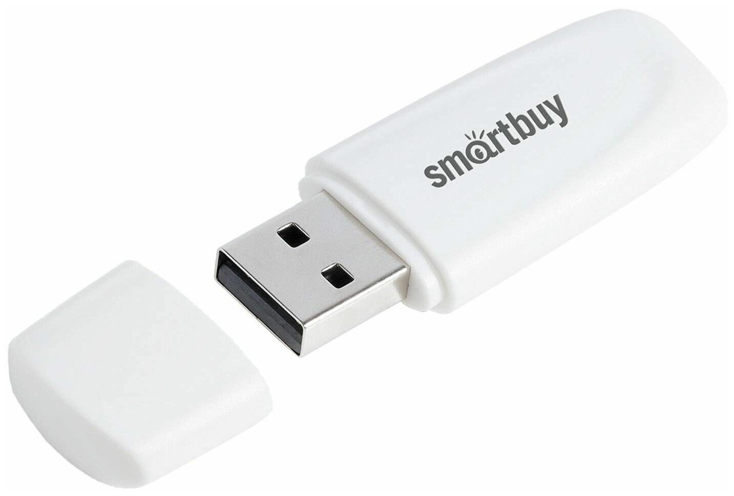 USB Flash Drive 8Gb - SmartBuy Scout White SB008GB2SCW