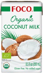 Молоко кокосовое FOCO Organic 10%, 250 мл
