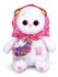 Мягкая игрушка Basik&Co Кошка Ли-Ли Baby в косыночке и с корзинкой